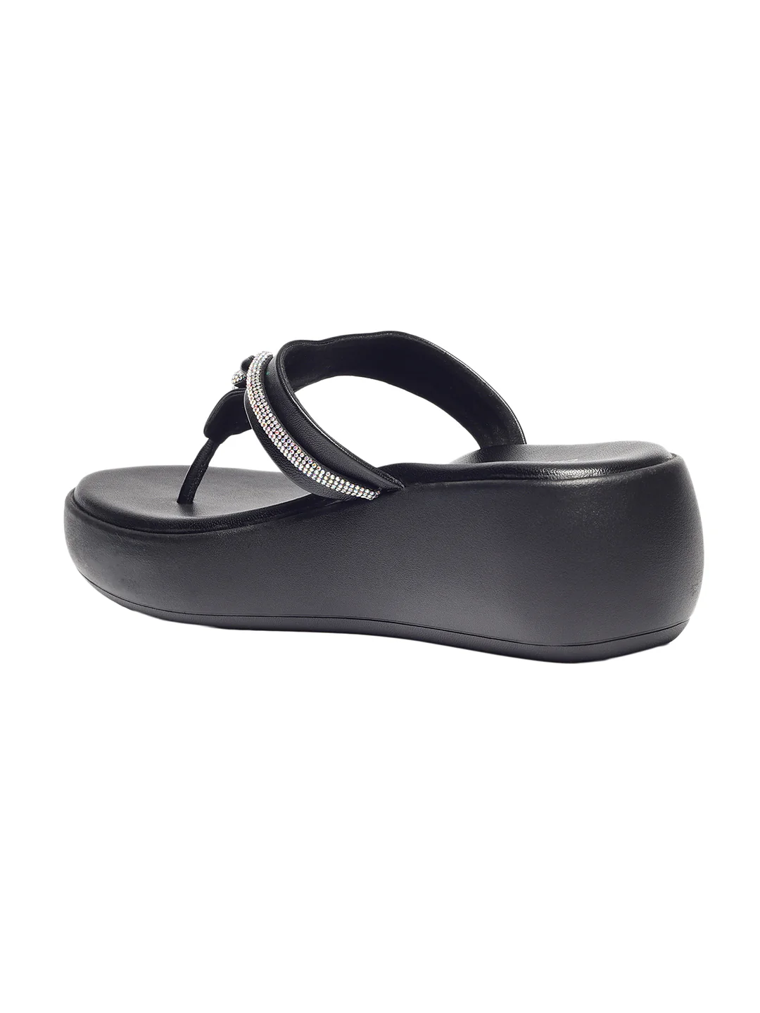 Ottilie Black Flatform Heels - Image 4