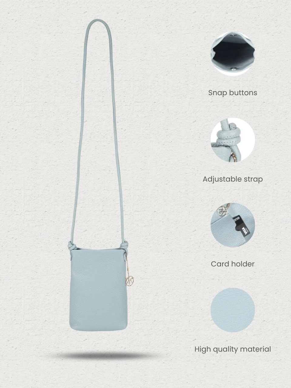Piqo Blue Sling Bag - Image 2
