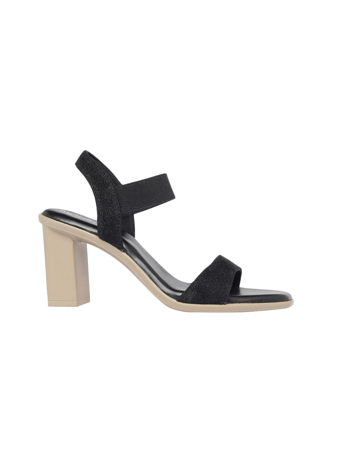 Prisha Black Block Heels - Image 5