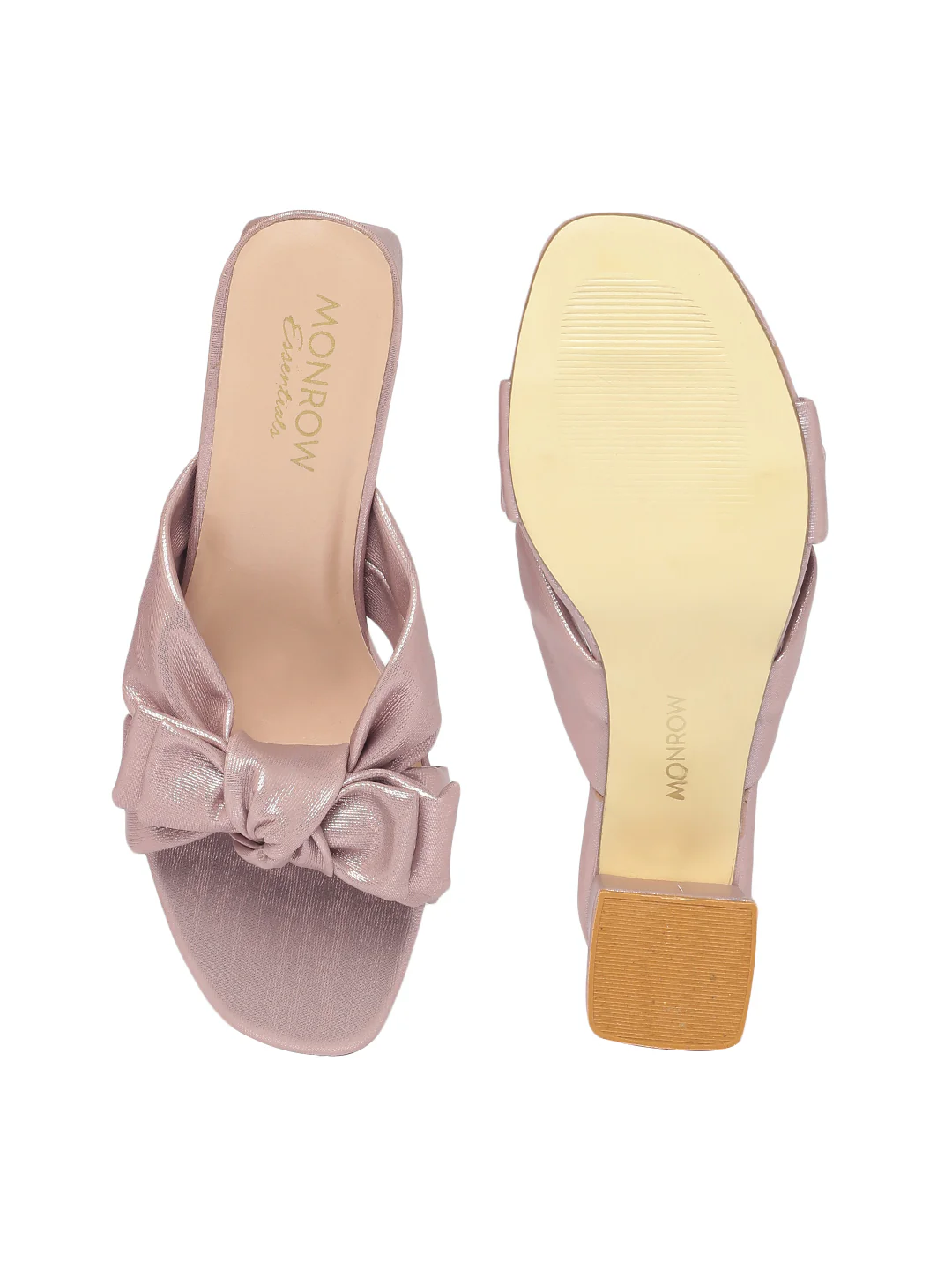 Quinn Rose Gold Block Heels - Image 6