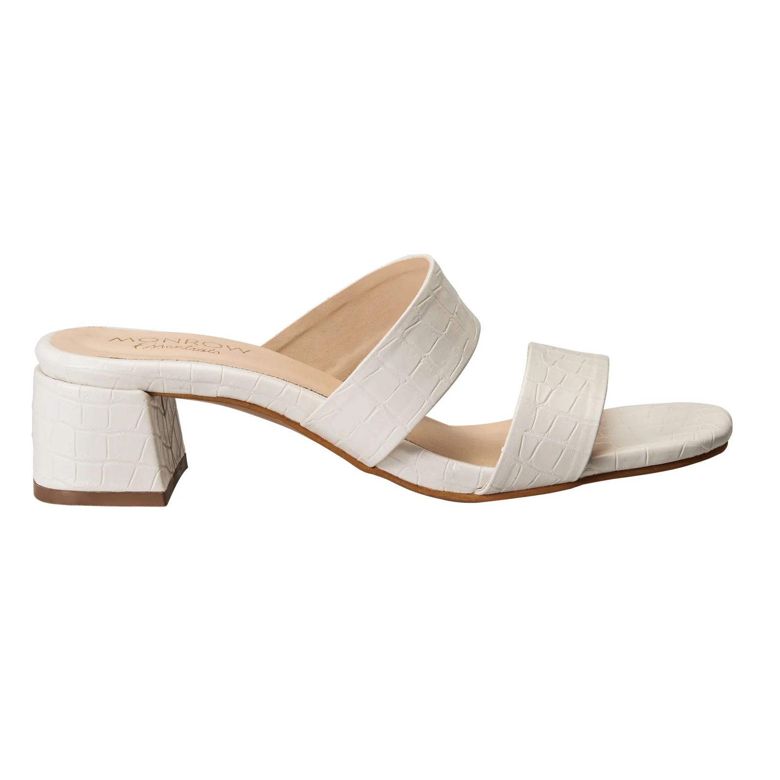 Ren White Block Heels - Image 5