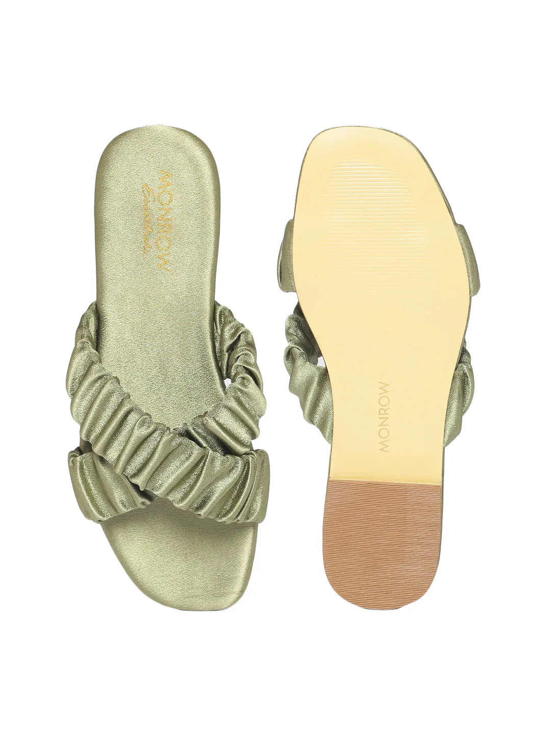 Riley Olive Flats - Image 4