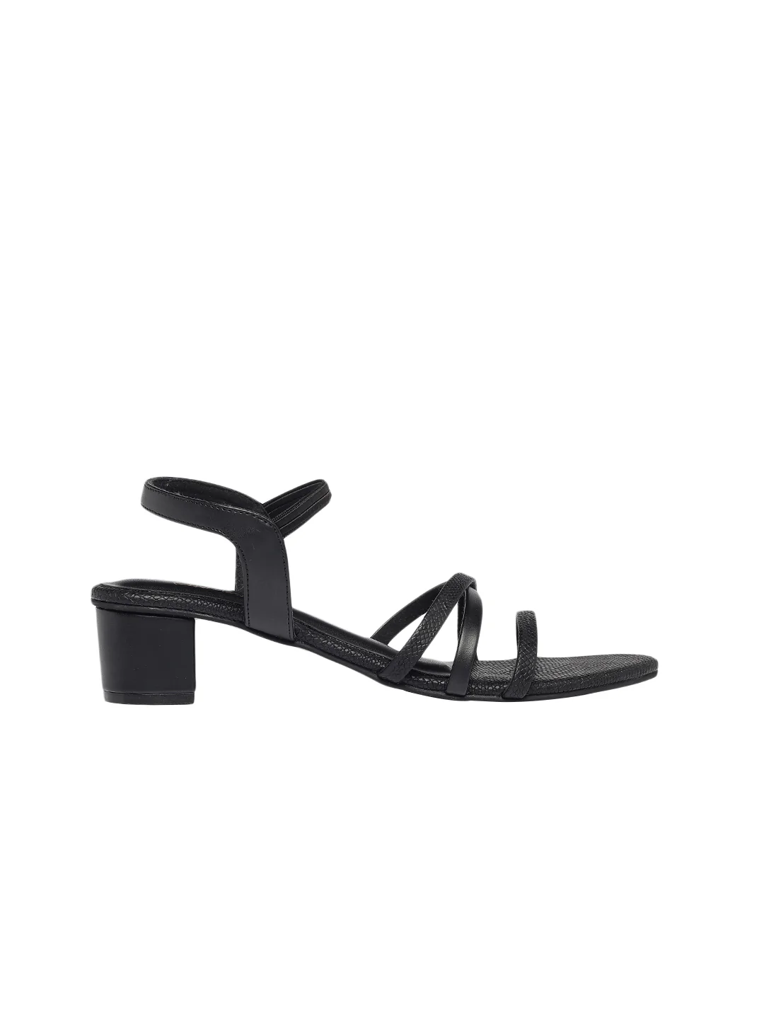 Sadie Black Block Heels - Image 6