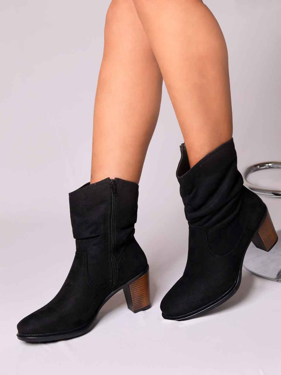Sarah Black Boots - Image 4