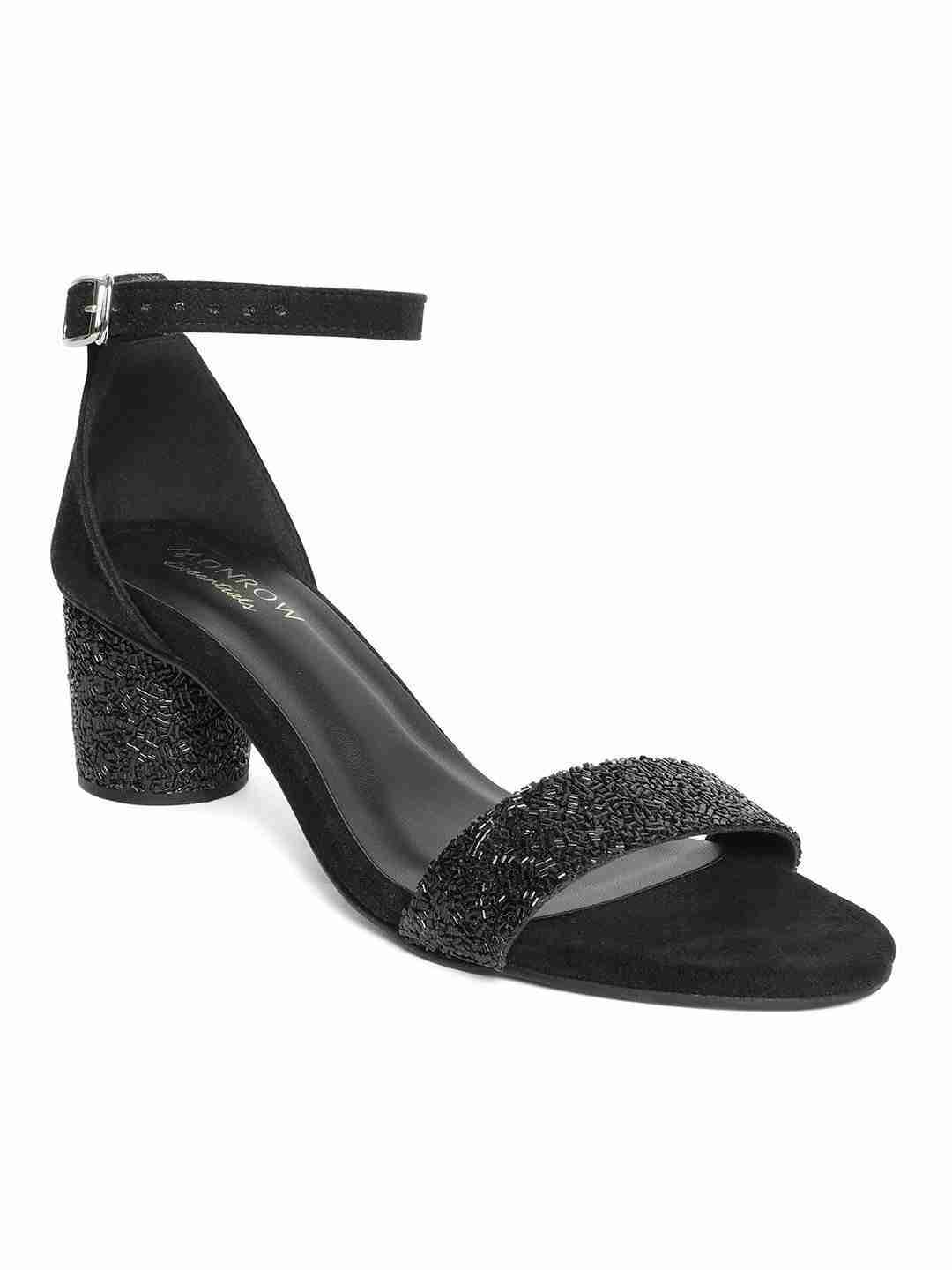 Saylor Black Block Heel - Image 5
