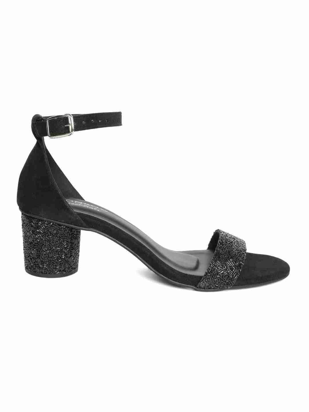 Saylor Black Block Heel - Image 6