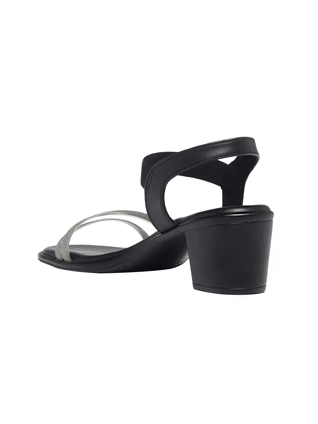 Shamiya Black Block Heels - Image 4