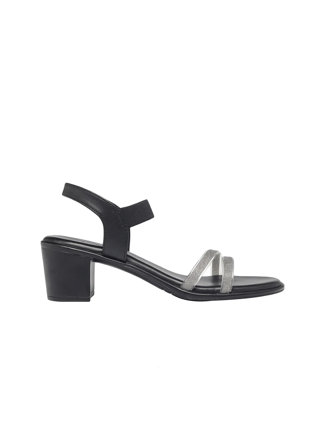 Shamiya Black Block Heels - Image 5