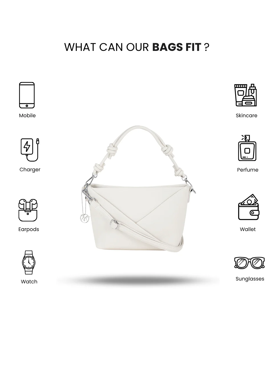 Slingvelope White Sling Bag - Image 3