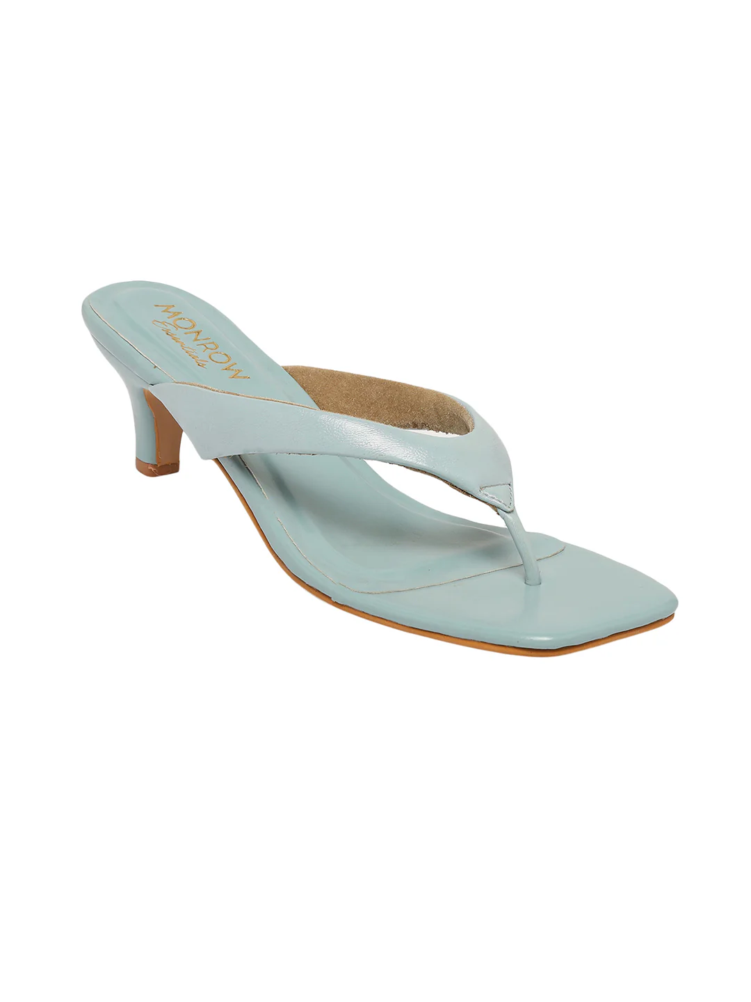 Sloane Blue Kitten Heels - Image 2