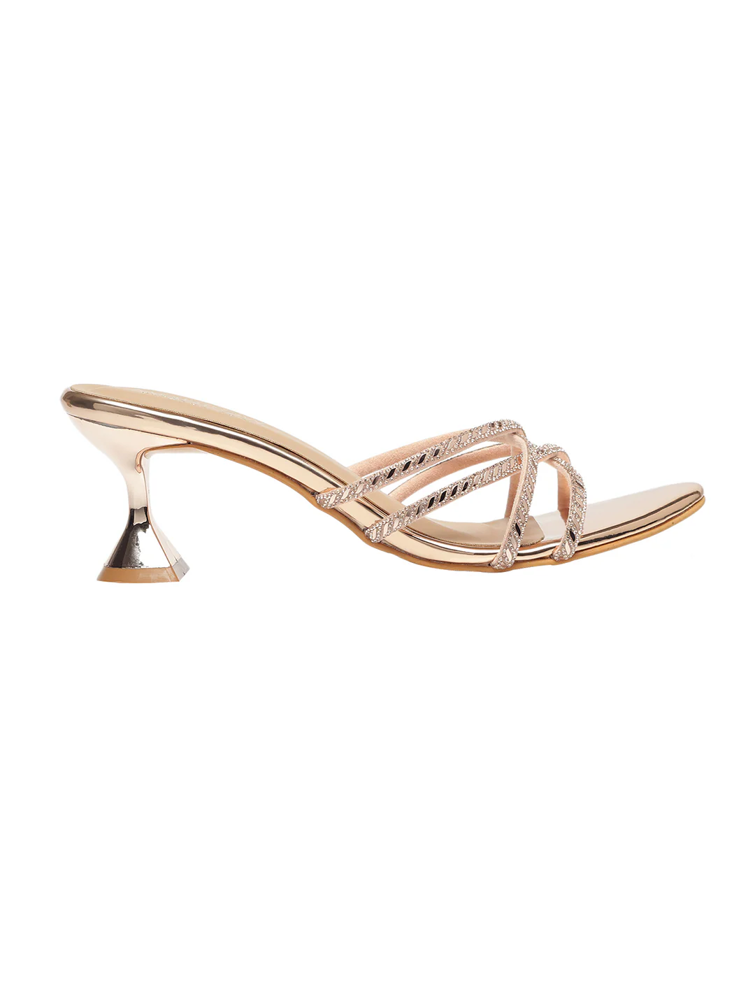 Solena Rose Gold Kitten Heels - Image 6