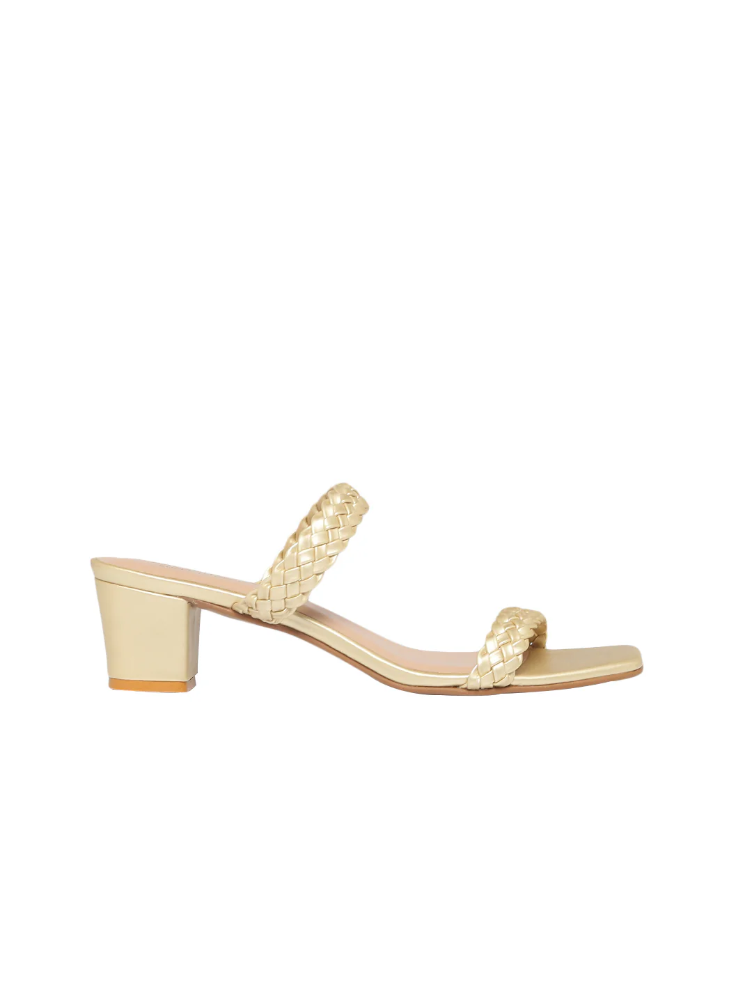 Swann Gold Block Heels - Image 5