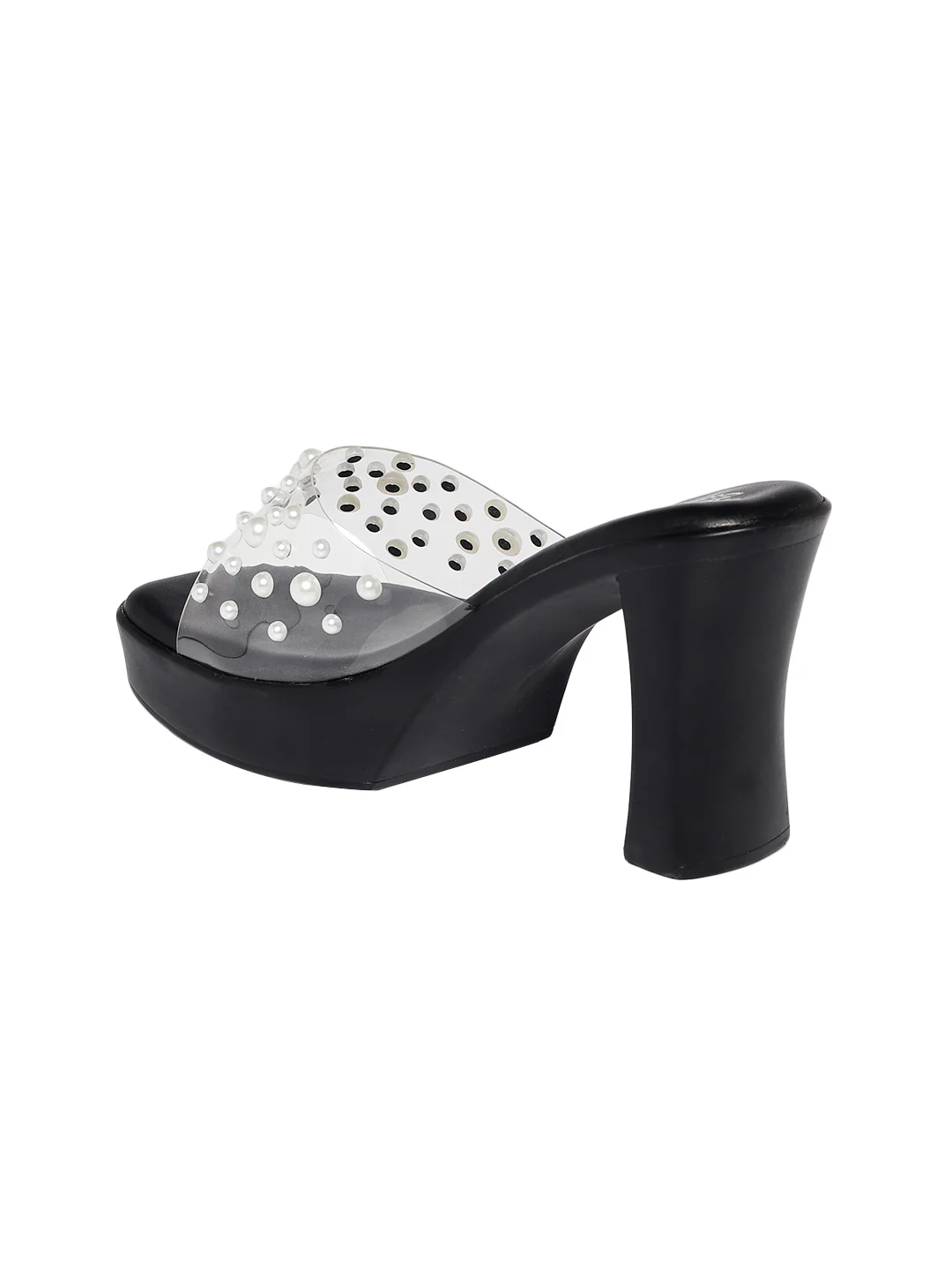 Taylor Black Block Heels - Image 3
