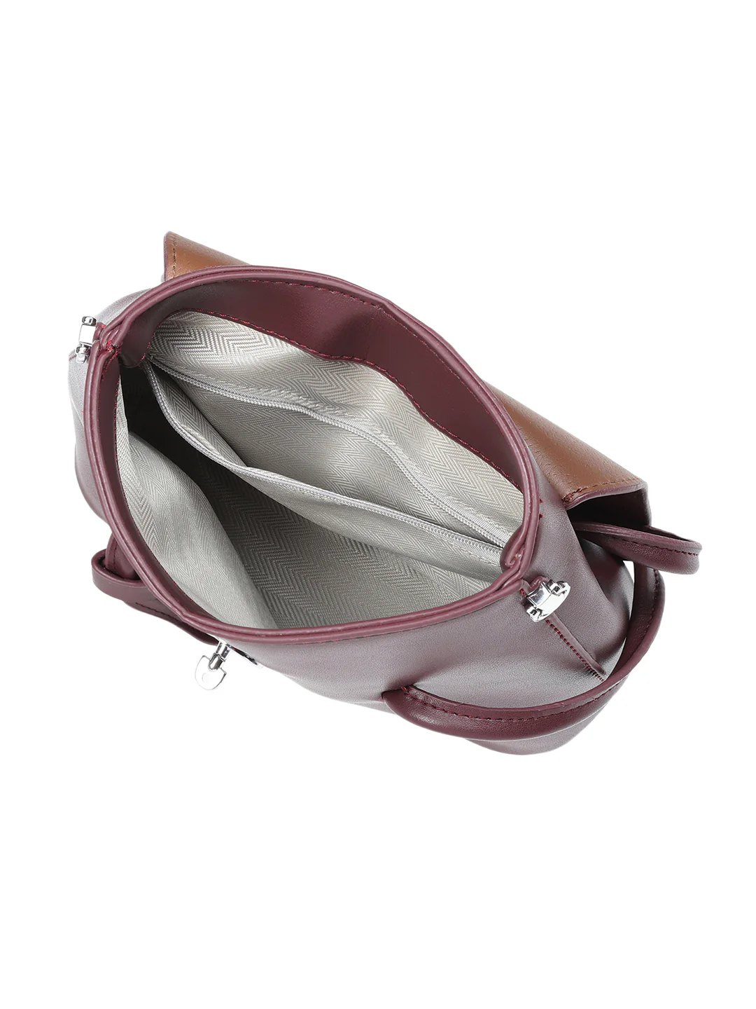 Velora Maroon Sling Bag - Image 8