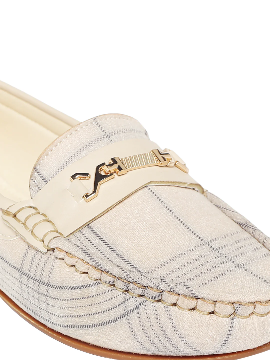 Vera Beige Loafers - Image 8