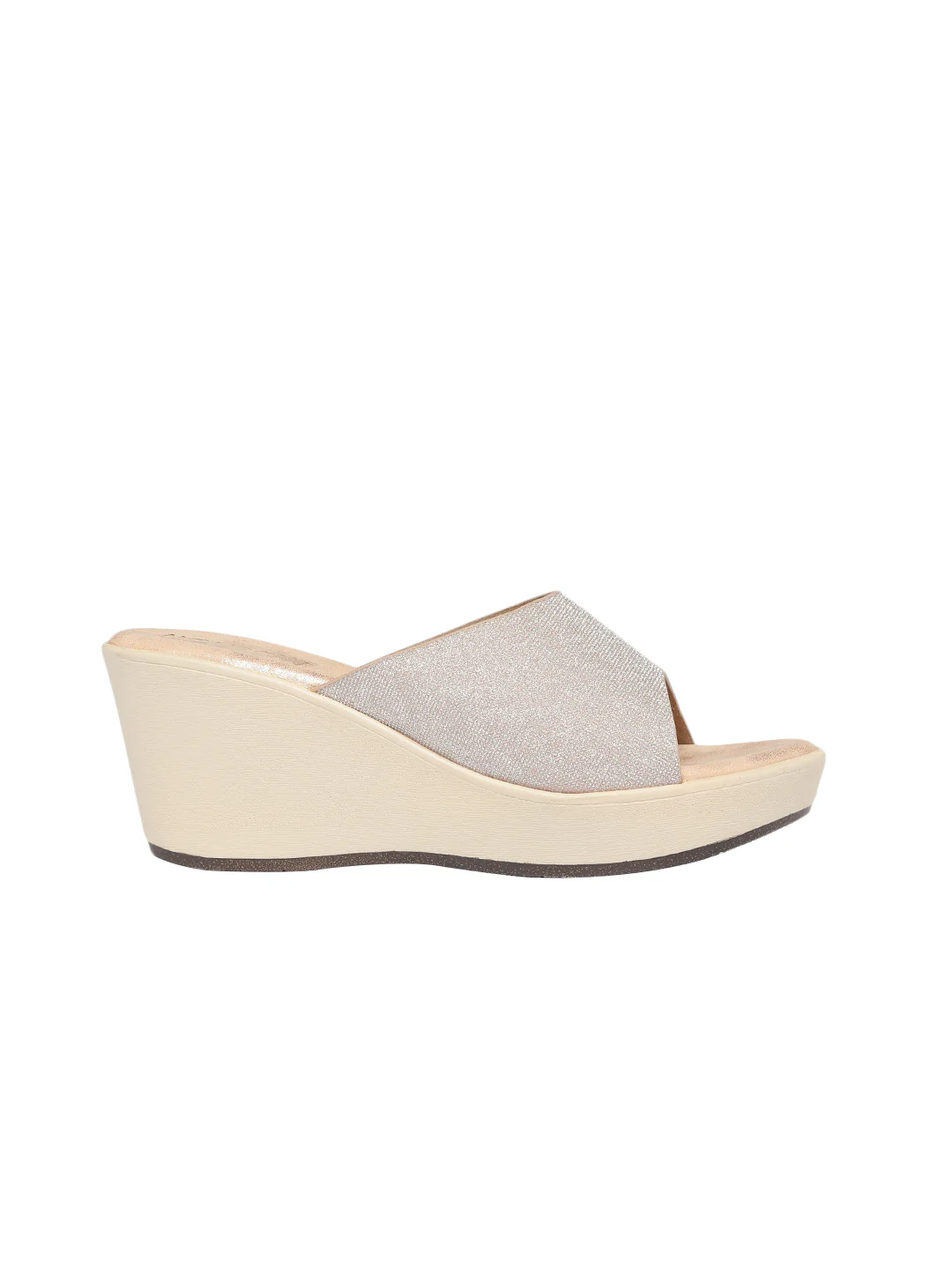 Zara Rose Gold Wedge Heels - Image 5