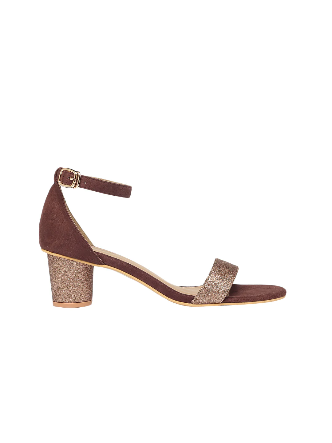 Zelda Brown Block Heels - Image 5