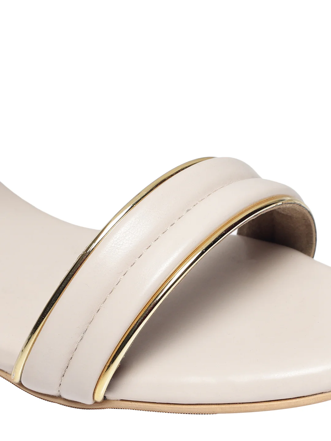 Zivra Cream Block Heels - Image 8