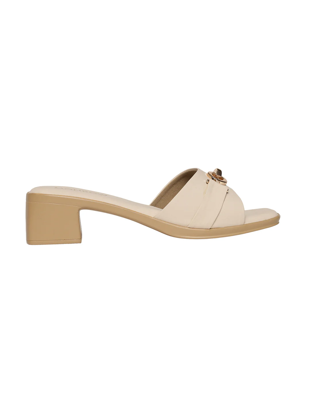 Zyelle Cream Block Heels - Image 6